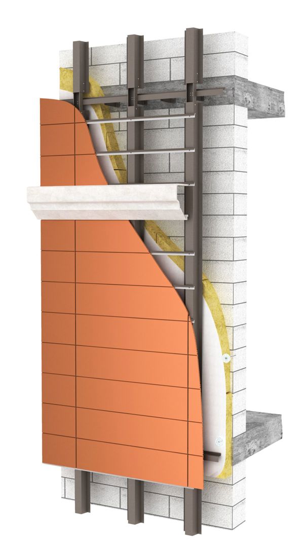 Терракота на планках